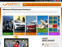 Tablet Screenshot of infinityinsurance.ca